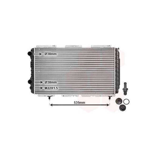 Van Wezel 40002147 - Oe 1301JK Radiatore, Raffreddamento Motore Per Ducato, Boxer-image