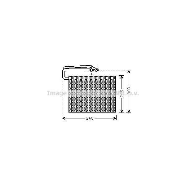 Prasco OLV399 - Evaporatore Oe 93172073, Impianto Di Climatizzazione Per Signum (Z03), Vectra C (Z02)-image