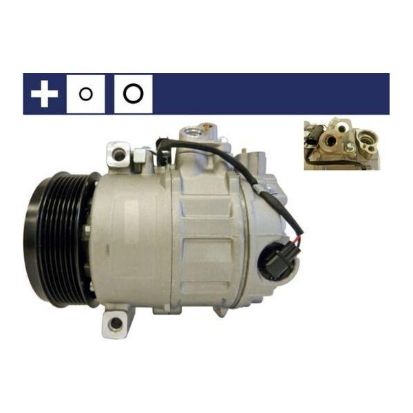Mahle Acp 105 000S - Oe 230 55 11 Compressore Aria Condizionata Per Classe C (W203), Classe C (CL203), Classe C (S203), Classe Clc (CL203), Clk (C209), Clk (A209)-image