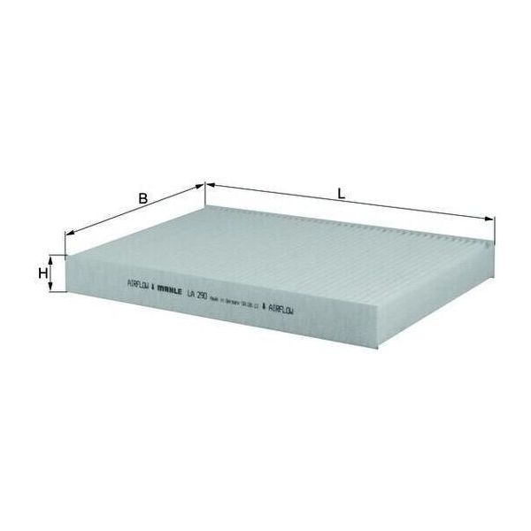 Mahle La 290 - Filtro Aria Abitacolo Oe 272744Y110 Per Maxima Qx V (A33)-image