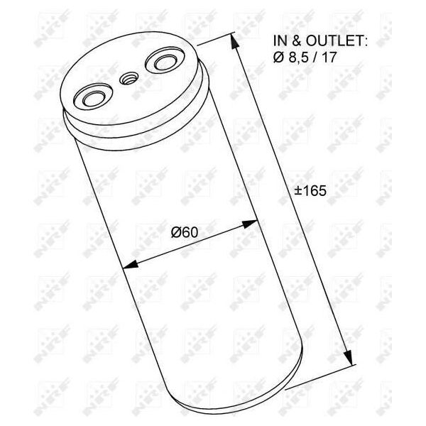 Nrf 33233 - Oe 13128933 Essiccatore Aria Condizionata Per Meriva (X03)-image