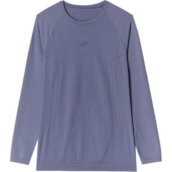 Maglietta Intima Termoattiva Da Uomo 4F M172 Senza Cuciture XXL/3XL Blu-image