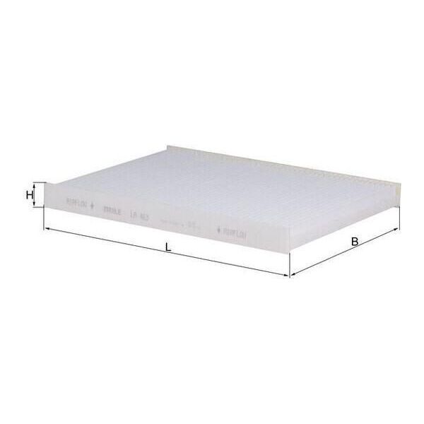 Mahle La 463 - Filtro Aria Abitacolo Oe 1541456 Per B-Max, Ecosport, Fiesta Vi, Fiesta Vii, Ka+ (Fk), Puma, Tourneo Connect, Transit Courier-image