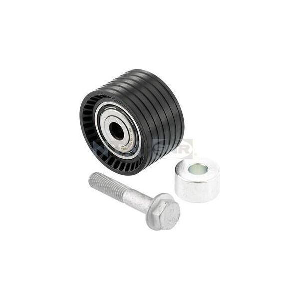 Snr GE355.43 - Oe 130775630R Umlenkrolle, Zahnriemen FüR Avantime (DE0), Clio Ii, Clio Iii, Espace Iii (Je), Espace Iv (Jk), Grand Scenic Ii (Jm), Kangoo (Kw), Kangoo (Fw), Laguna Iii, Laguna I, Laguna Ii, Megane Cc, Megane I, Megane Ii, Megane Iii, Scenic I, Scenic Ii, Trafic Ii (Jl), Trafic Ii (Fl), Trafic Ii (El), Vel Satis (BJ0)-image