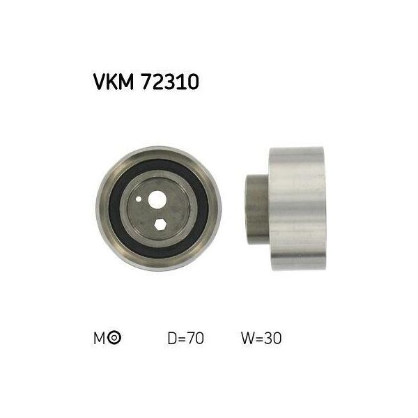 Skf Vkm 72310 - Oe 13070 2J600 Puleggia Tenditore, Cinghia Di Distribuzione Per Almera I (N15), Primera (P11), Primera (W10), Primera (P10)-image