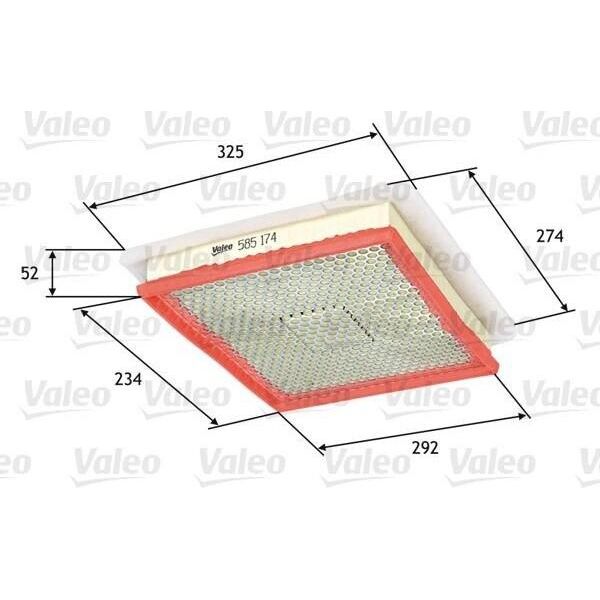 Valeo 585174 - Filtro Aria Oe 5834281 Per Astra G, Astra H, Astra (A04), Zafira A-image