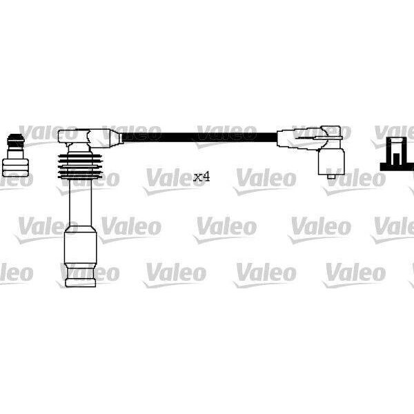 Valeo 346292 - Set Di Cavi Candela Oe 12 82 146 Per Astra G, Tigra (S93), Vectra B (J96), Vectra C (Z02), Zafira A-image