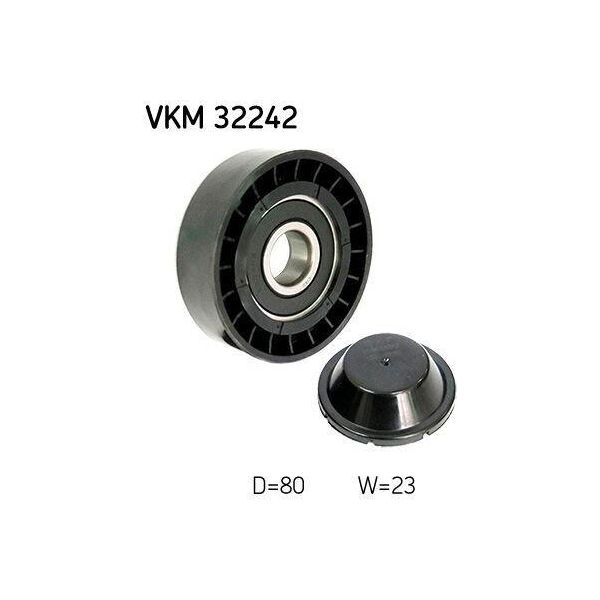 Skf Vkm 32242 - Oe 46424716 Umlenkrolle, Keilrippenriemen FüR 145 (930), 146 (930), 155 (167), 164, Brava, Bravo, Fiorino, Marea, Multipla, Palio, Punto, Siena, Strada-image