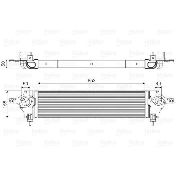 Valeo 818589 - Intercooler Oe 14461 BB30A Per Qashqai +2 I (J10)-image