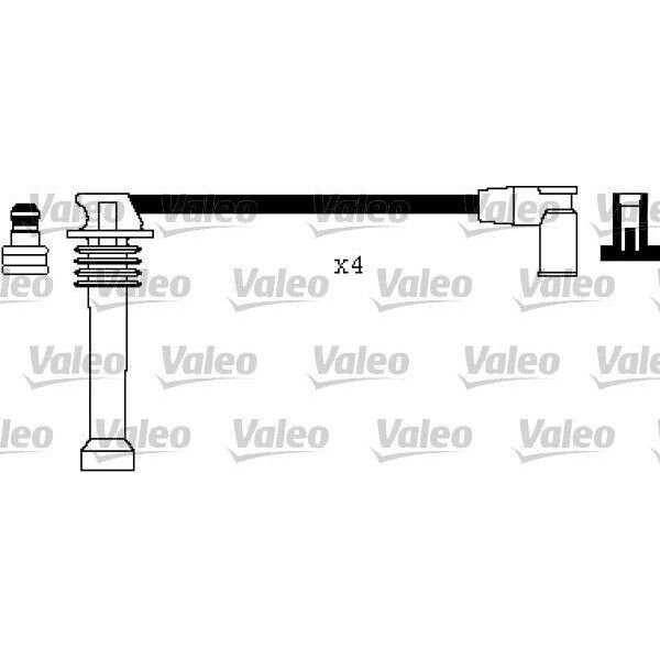 Valeo 346366 - Set Di Cavi Di Accensione Oe 1053905 Per Transit Connect, Tourneo Connect, Mondeo Ii, Maverick, Focus (Dnw), Focus (Dfw), Focus (Daw, Dbw), Cougar-image