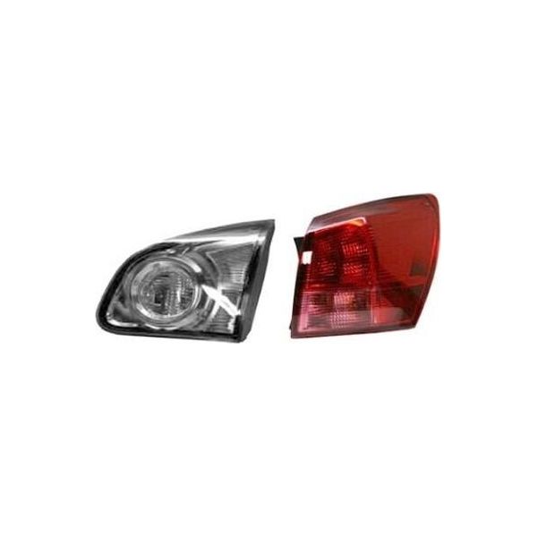 Van Wezel 3388922 - Oe 26550 JD000 Fanale Posteriore Combinato, Parte Esterna Destra Per Qashqai +2 I (J10)-image