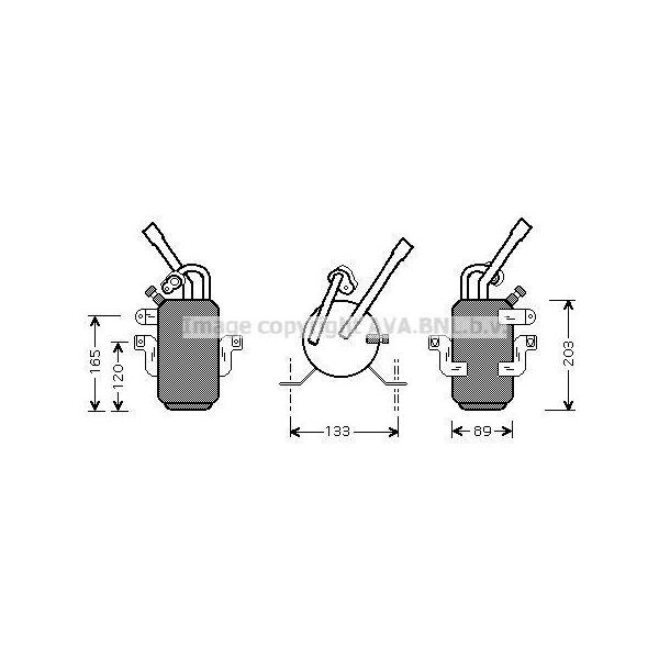 Prasco FDD311 - Oe 1062340 Klimatrockner FüR Focus (Daw, Dbw), Focus (Dnw), Focus (Dfw)-image