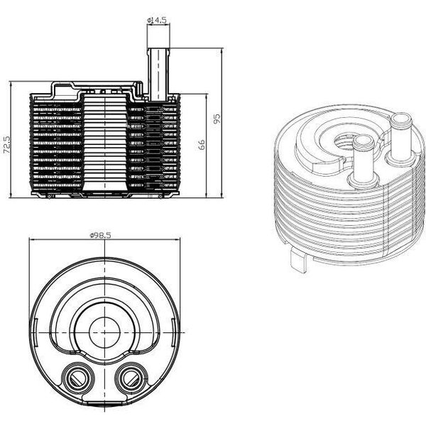 Nrf 31819 - Radiatore Olio Oe 213055X00A Per Murano Ii (Z51), Pathfinder Iii (R51)-image