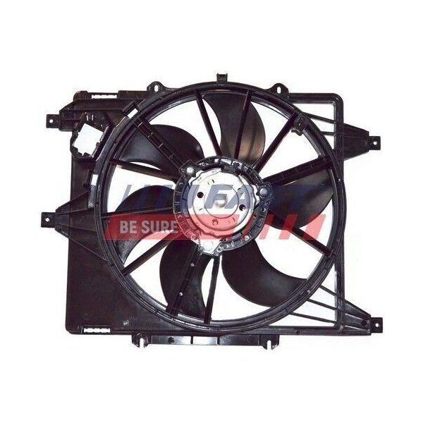 Fast FT56183 - KüHlerlüFter Oe 7701043943 Per Scenic I, Clio Ii, Grand Scenic Ii (Jm), Kangoo (Kc), Kangoo (Fc), Megane I, Megane Ii, Megane Scenic, Scenic Ii, Thalia I (Lb), Trafic (P, T, V)-image