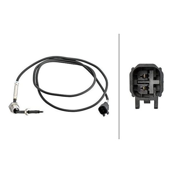 Hella 6PT 358 181-751 - Oe 1797290 Sensore Temperatura Gas Di Scarico Per Ranger (Tke)-image