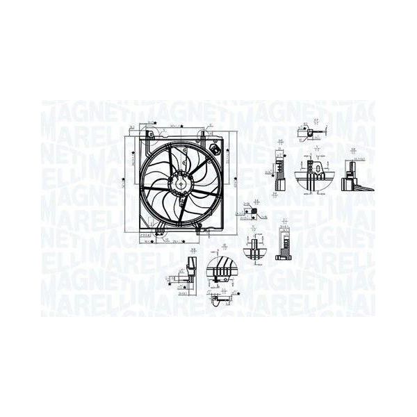 Magneti Marelli 069422787010 - Ventola Radiatore Per Qashqai Ii (J11), Kadjar (Ha, Hl)-image