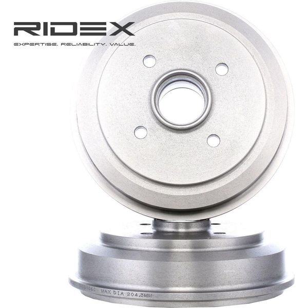 Ridex 123B0060 - Tamburo Freno Oe 1151001 Per Fiesta Iv, Fiesta V, Fusion, 2 (Dy)-image