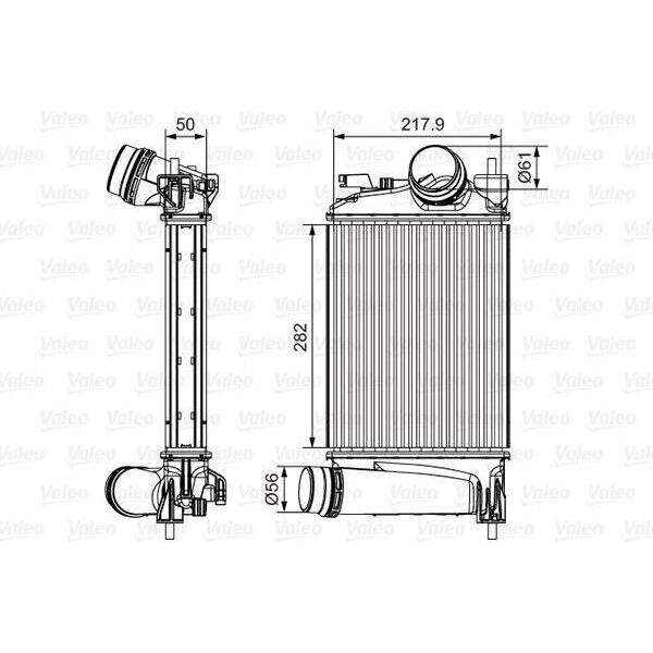 Valeo 818294 - Intercooler Oe 14461 4EJ0A Per Qashqai Ii (J11)-image