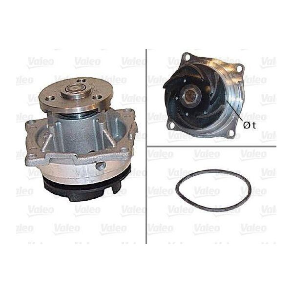 Valeo 506604 - Pompa Dell'acqua Oe PA6013 Per Cougar, Escort Vi, Escort Vii, Focus (Daw, Dbw), Focus (Dnw), Focus (Dfw), Maverick, Mondeo Ii, Tourneo Connect, Transit Connect-image
