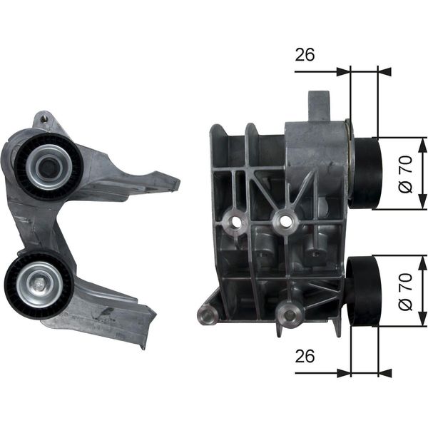 Gates T36107 - Spannolinamento Oe 1149701, Cuscinetti Per Fiesta V, Ka (Rb), Street Ka (RL2)-image