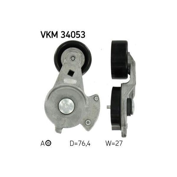 Skf Vkm 34053 - Oe 3553187 Puleggia Tenditore, Cinghia A V Per Mondeo Ii, Cougar-image