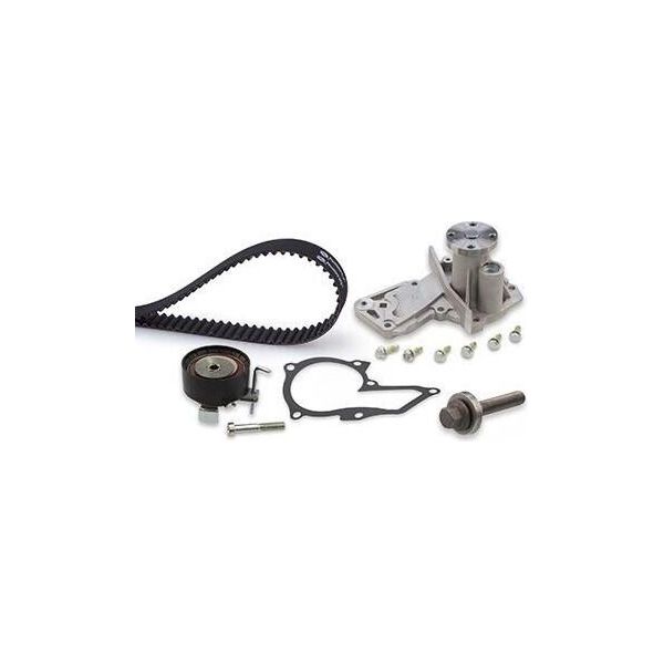 Gates KP25669XS Pompa Acqua + Set Cinghia Dentata Oe 2209697 Compatibile Con V70, V60, V40, S80, S60, Transit, Tourneo, S-Max, Mondeo, Kuga, C-Max, Galaxy, Focus, Fiesta-image