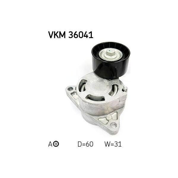Skf Vkm 36041 Tendicinghia, Cinghia Trapezoidale Dentata Oe 1195500Q0A Compatibile Con Master, Movano, Vivaro, Avantime, Espace, Laguna, Trafic, Vel Satis, Interstar, Primastar-image