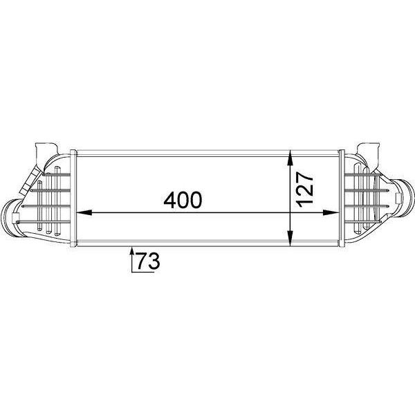 Mahle Ci 204 000S - Intercooler Oe 1671445 Per Transit-image