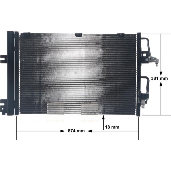 Mahle Ac 377 001S - Oe 18 50 096 Condensatore Aria Condizionata Con Essiccatore Per Astra H, Astra (A04), Zafira B, Astra G-image