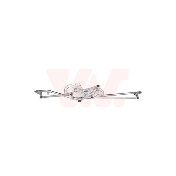 Van Wezel 4955230 - Tirante Tergicristallo Oe 1010700, Anteriore Per Galaxy (Wgr), Alhambra (7V), Sharan (7M)-image