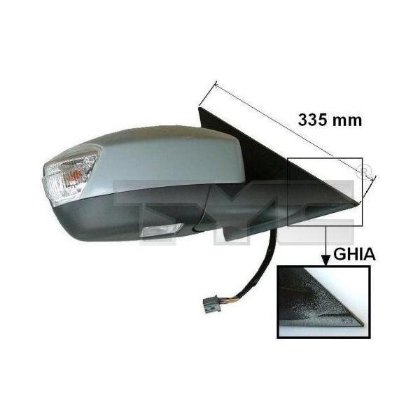 Tyc 310-0120 - Oe 1405057 Specchio Esterno, Sinistro Per Galaxy (WA6)-image