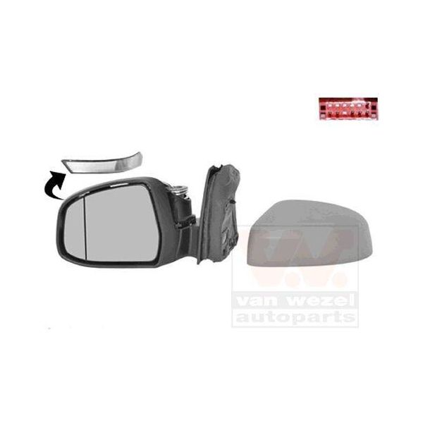 Van Wezel 1945807 - Oe 1766651 Specchio Esterno, Sinistro Per Focus Iii-image
