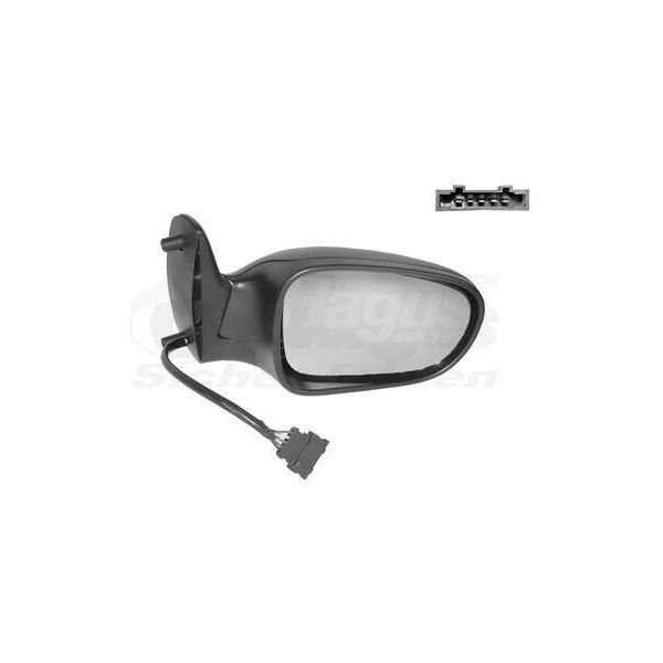 Van Wezel 1867808 Specchietto Esterno Specchietto Laterale Destro Per Vw Sharan (7M8, 7M9, 7M6) Convesso Riscaldato-image