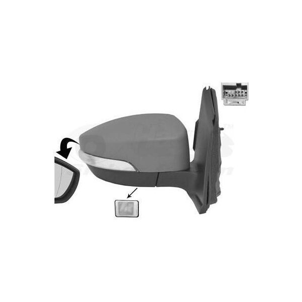 Van Wezel 1906818 - Oe 1830740 Specchio Esterno Destro Per Kuga Ii-image