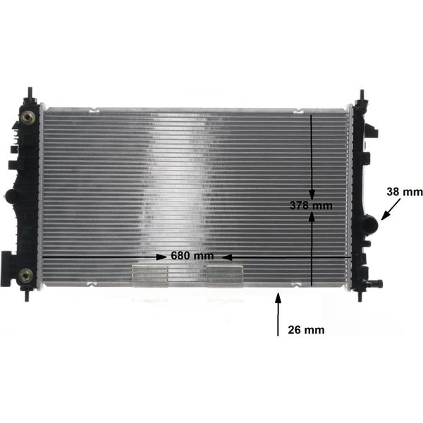 Mahle Cr 1103 000S - Oe 13241724 Radiatore, Raffreddamento Motore Per Insignia A (G09)-image
