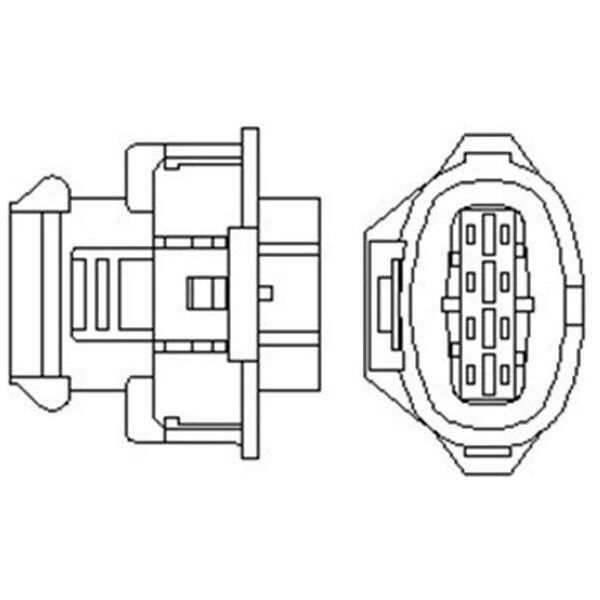 Magneti Marelli 466016355089 - Oe 855389 Lambdasonde FüR Astra G, Astra H, Corsa C (X01), Meriva (X03), Signum (Z03), Tigra Twintop (X04), Vectra B (J96), Vectra C (Z02), Zafira A-image