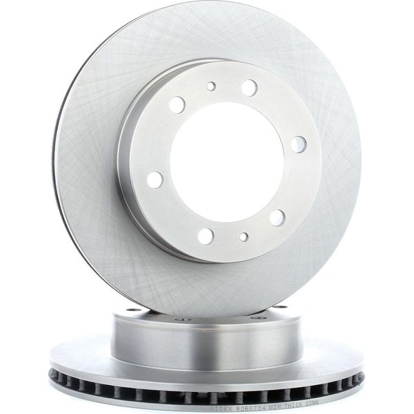 Ridex 82B0734 - Disco Freno Oe 435120K060, Asse Anteriore Per Hilux-image