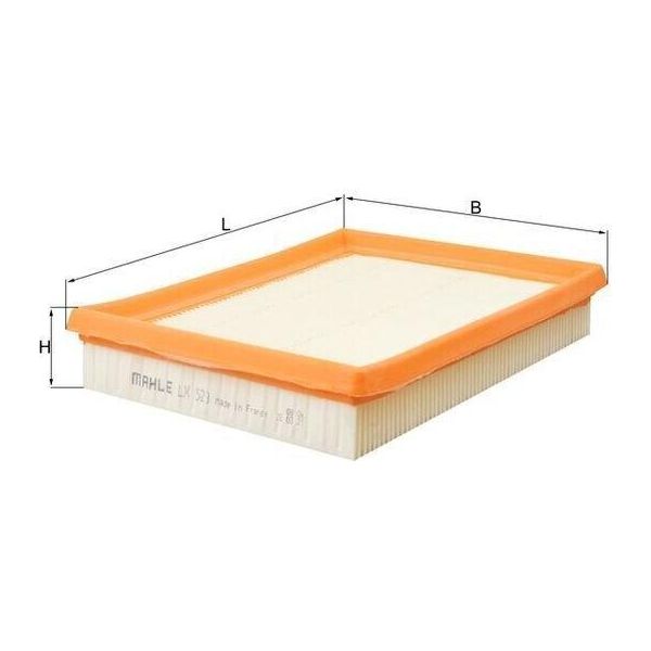 Mahle Lx 523 - Filtro Aria Oe 90411732 Per Combo (71), Tigra (S93)-image