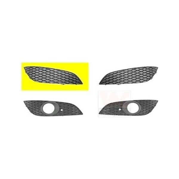 Van Wezel 3748592 - Griglia Di Ventilazione Oe 1400411, Destra Per Astra H, Astra (A04)-image