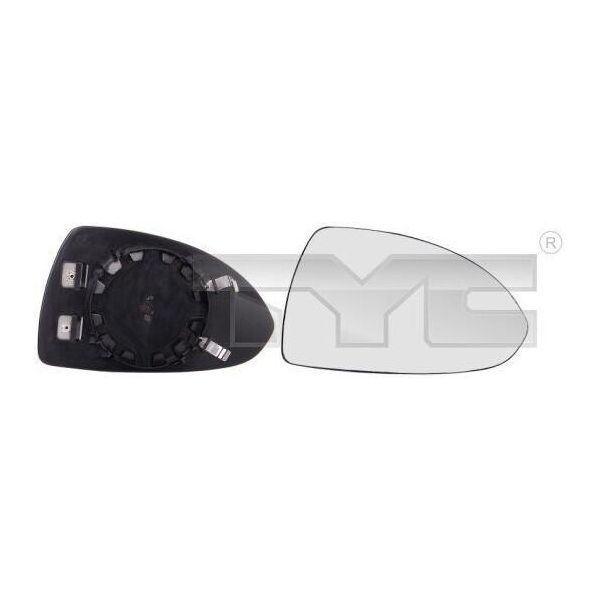 Tyc 325-0094-1 - Oe 13187623 Vetro Dello Specchietto Retrovisore Esterno, Sinistro Per Corsa D (S07), Corsa E (X15)-image