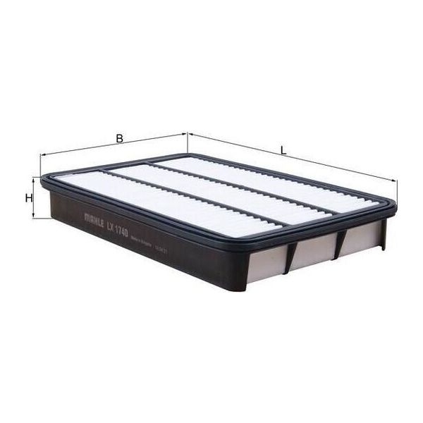 Filtro Aria Mahle Lx 1740 Per Opel Frontera B Suv (U99) Cartuccia Filtrante-image