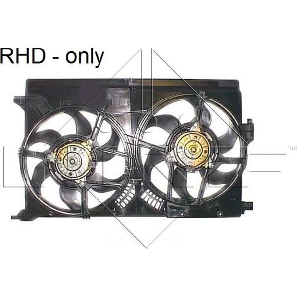 Nrf 47316 - Ventola Radiatore Oe 13114368 Per Vectra C (Z02), Signum (Z03)-image