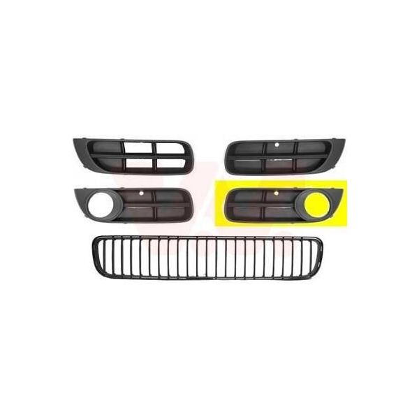 Van Wezel 7627593 - Oe 5J0853665 Griglia Di Ventilazione, Sinistra Per Fabia Ii (54), Roomster (5J)-image