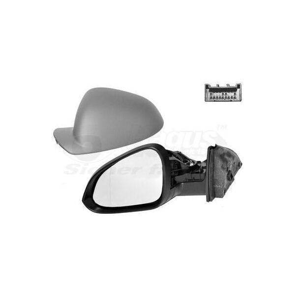 Van Wezel 3850827 Specchietto Retrovisore Esterno Sinistro Per Opel Insignia Caravan Asferico Riscaldato Con Memoria Primerizzato-image