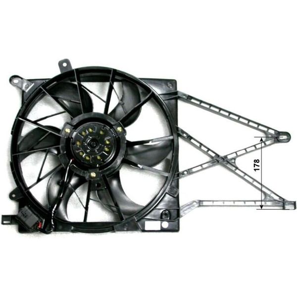 Nrf 47582 - Ventola Radiatore Oe 1314403 Per Zafira A, Astra G-image