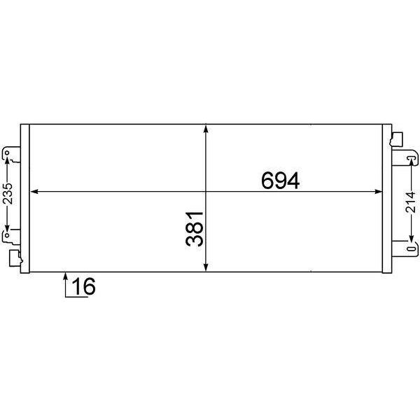 Mahle Ac 527 000S - Condensatore Aria Condizionata Oe 2765000QAN Per Movano (X70)-image