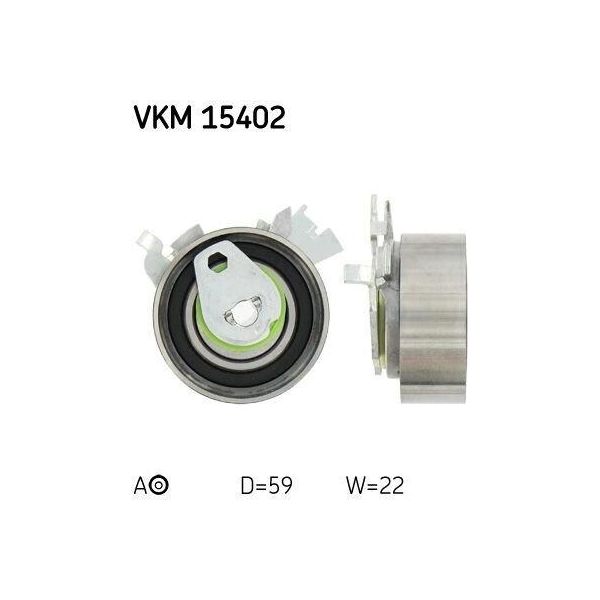 Skf Vkm 15402 - Oe 90530124 Spannrolle, Zahnriemen FüR Vectra B (J96)-image