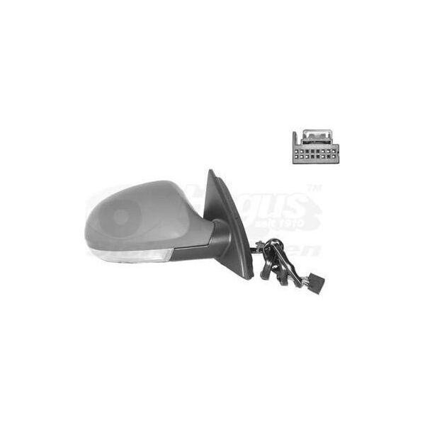 Van Wezel 5839808 - Oe 3C0857522 Specchio Esterno Destro Per Passat (3C)-image