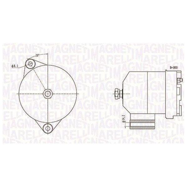 Magneti Marelli 063731586010 - Alternatore Per Arosa (6H), Fabia I (6Y)-image