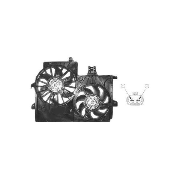 Van Wezel 3781747 - Ventola Radiatore Oe 1314967 Per Meriva (X03)-image